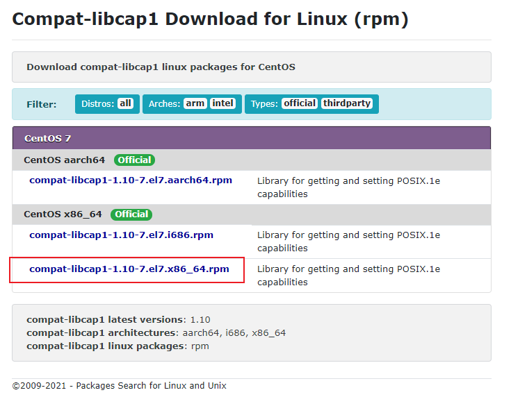 点击compat-libcap1.x86_64
